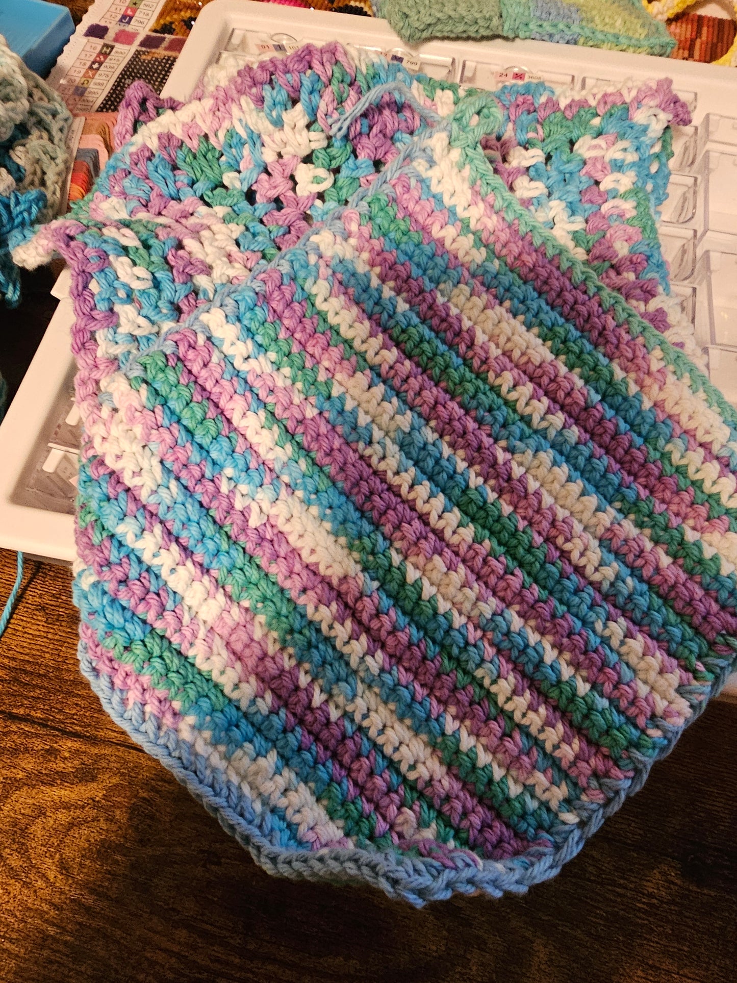 Dish towel and hot pad